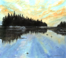  Morning In Maine Watercolor Painting